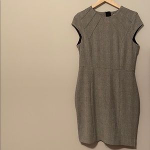 Grey suit dress